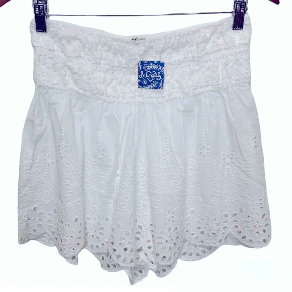 Free People 100% Cotton Embroidered Women’s Shorts - S